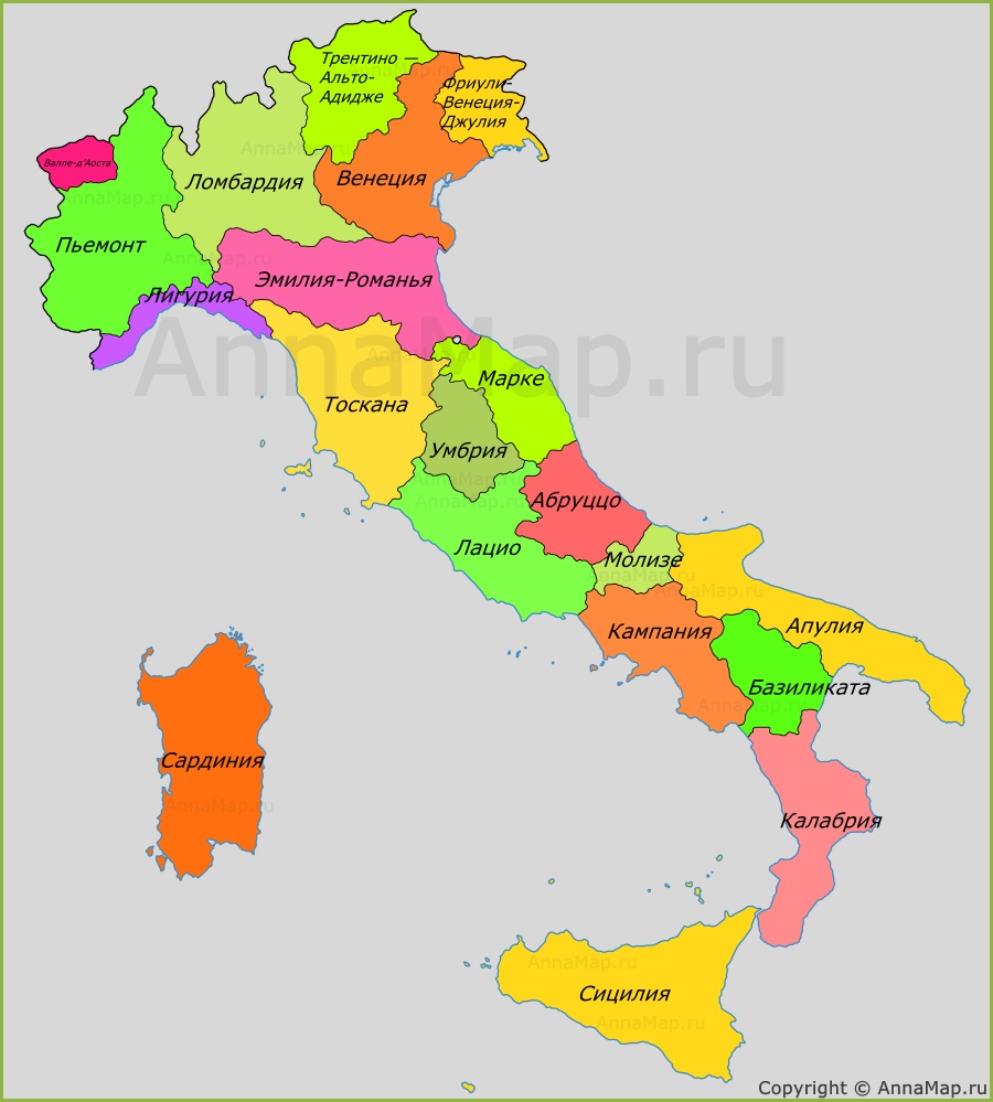 Регионы в италии на карте здание моравского банка в праге